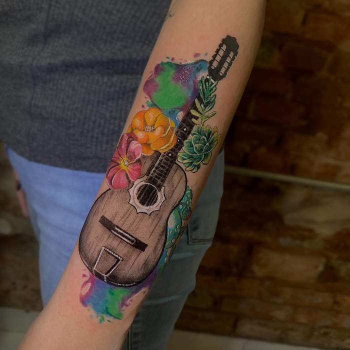 Top 30 Guitar Tattoo Ideas for Music Lover Latest Designs