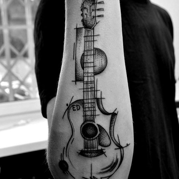 30 Best Guitar Tattoo Ideas