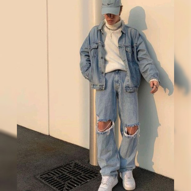 Nike air force on sale 1 baggy jeans