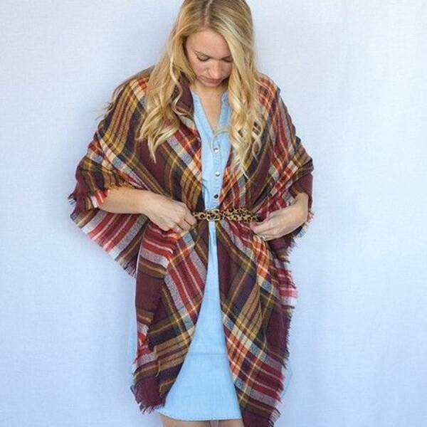 How to Wear a Blanket Scarf Read This First