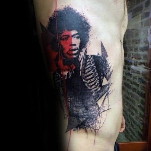 30 Best Jimi Hendrix Tattoo Ideas