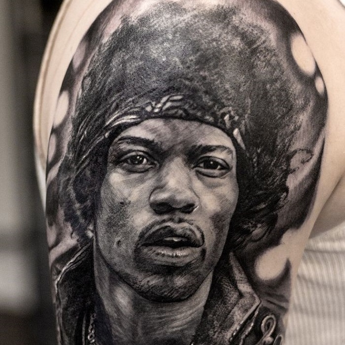 30 Best Jimi Hendrix Tattoo Ideas