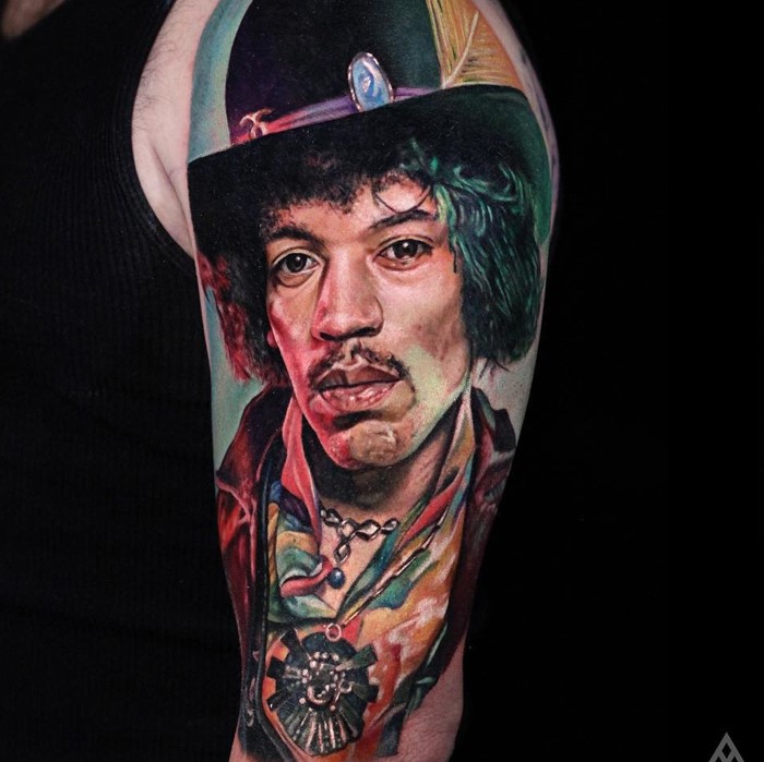 jimi hendrix tattoo tumblr