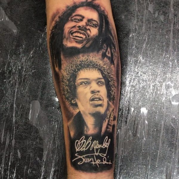 30 Best Jimi Hendrix Tattoo Ideas - Read This First