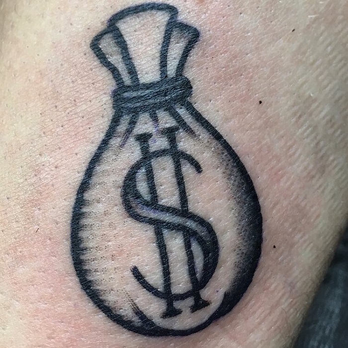 30 Best Money Bag Tattoo Ideas