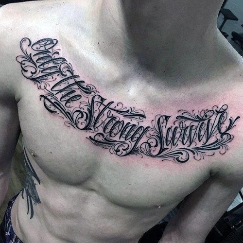 30 Best “Only The Strong Survive” Tattoo Ideas