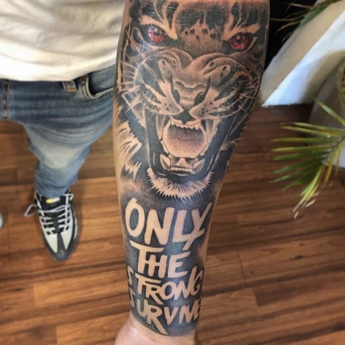 30 Best “Only The Strong Survive” Tattoo Ideas