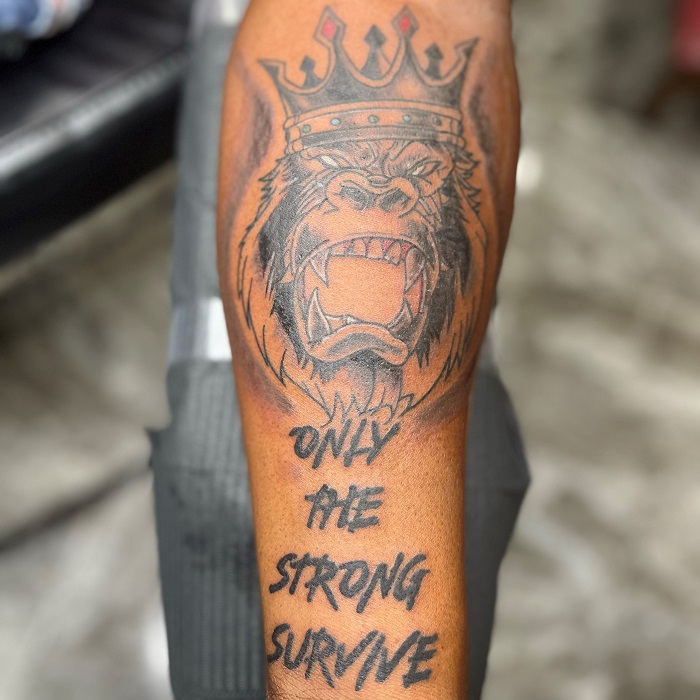 Sam Taylor Tattoos  Only the strong survive  Facebook