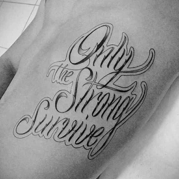 Share 74+ only the strong survive tattoo designs best - in.cdgdbentre