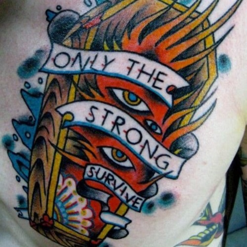 30 Best “Only The Strong Survive” Tattoo Ideas