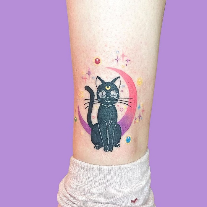 Sailor Moon Luna Tattoo Paste  pennycrafts  Online Store Powered by  Storenvy