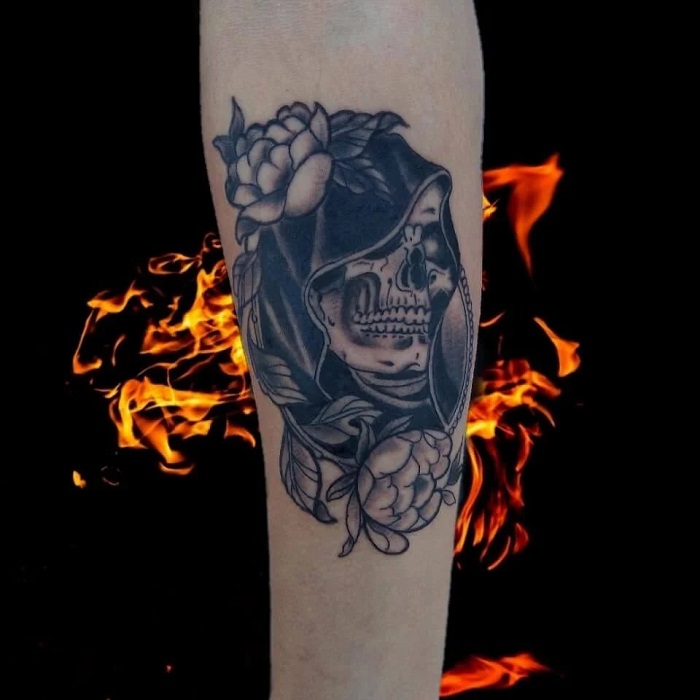 30 Best Santa Muerte Tattoo Ideas 