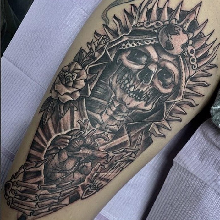 30 Best Santa Muerte Tattoo Ideas 