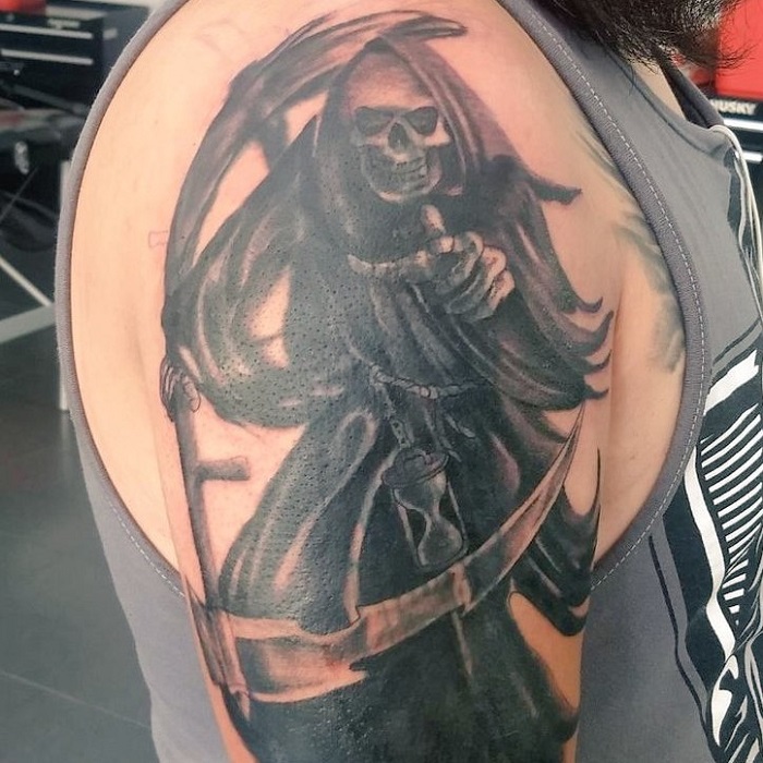 30 Best Santa Muerte Tattoo Ideas 