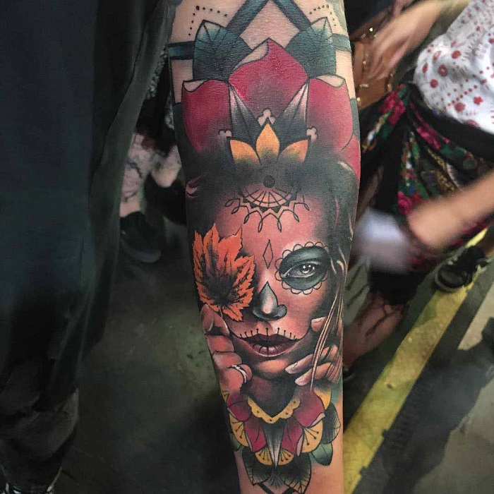 30 Best Santa Muerte Tattoo Ideas 