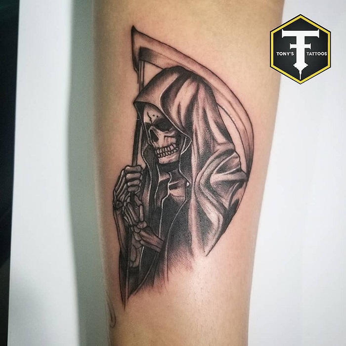 30 Best Santa Muerte Tattoo Ideas - Read This First