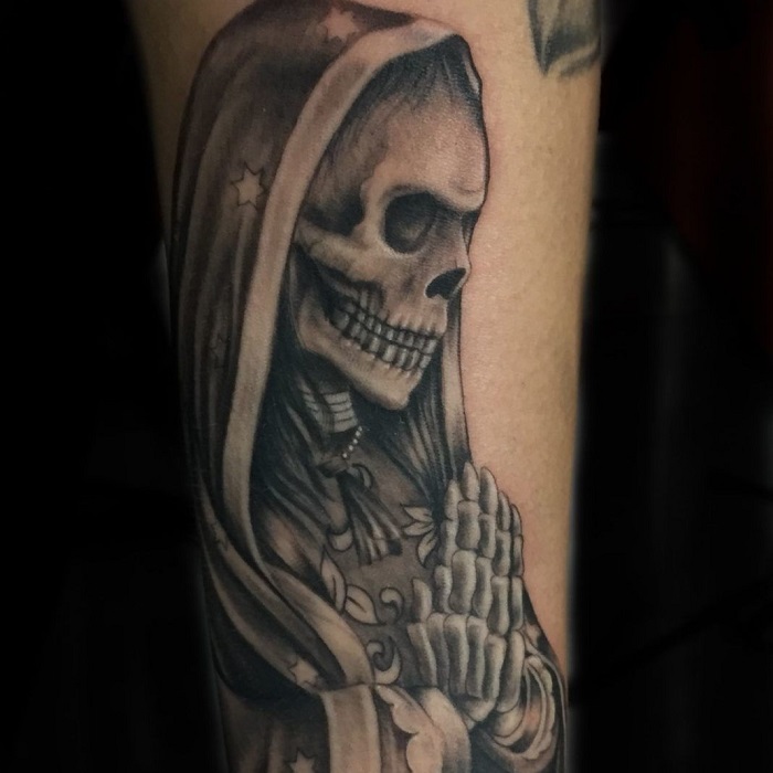 30 Best Santa Muerte Tattoo Ideas 