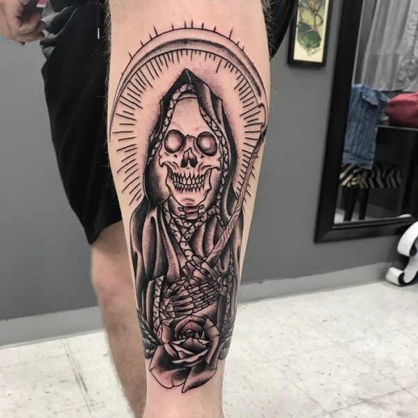 30 Best Santa Muerte Tattoo Ideas - Read This First