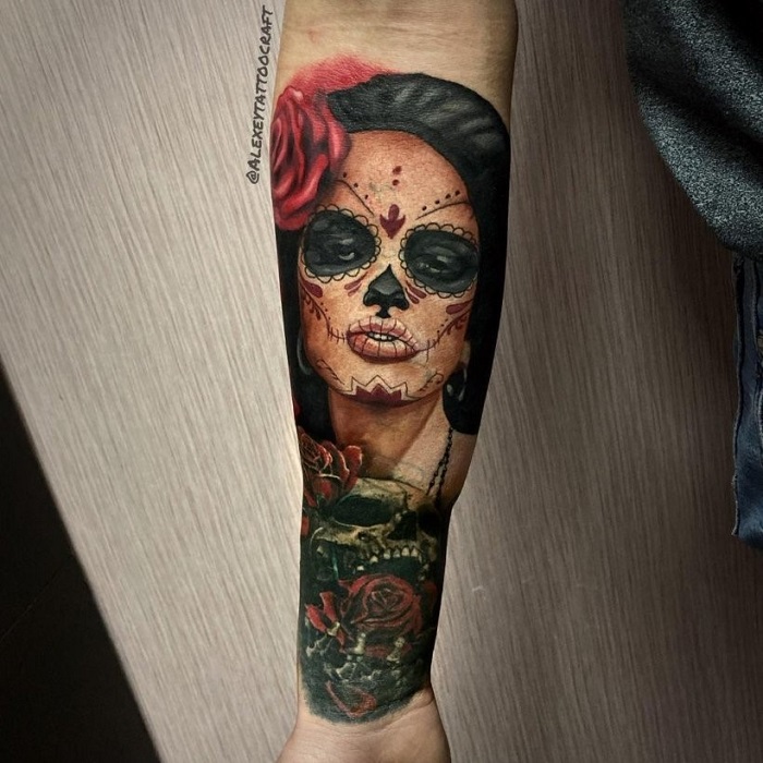 30 Best Santa Muerte Tattoo Ideas 