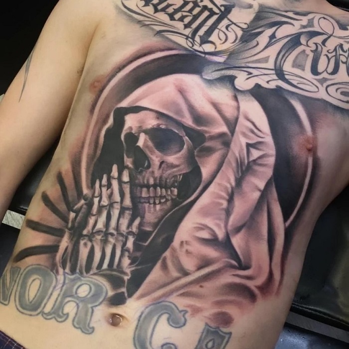 30 Best Santa Muerte Tattoo Ideas 