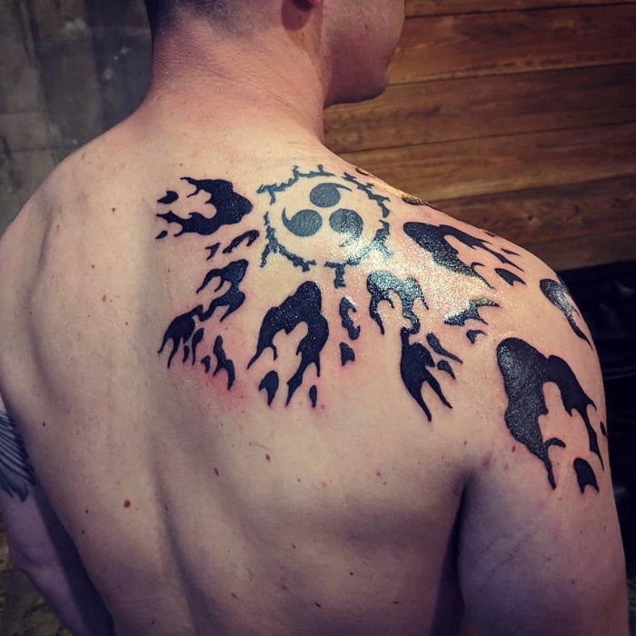 30 Best Sasuke Curse Mark Tattoo Ideas 29. 