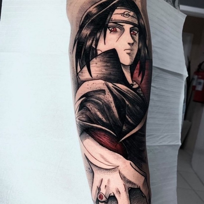 Uchiha Shisui Tatuagem do naruto, Tatuagens bonitas, Tatuagens gêmeas