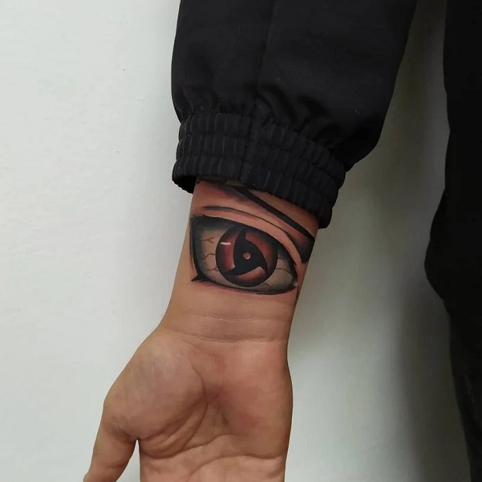 sharingan tattoo I did while down in Ontario this week Special thanks to  mrpinksxx and the kingsink crew for being so hospitable  Sly  Williams slythefoxtattoos na Instagramu