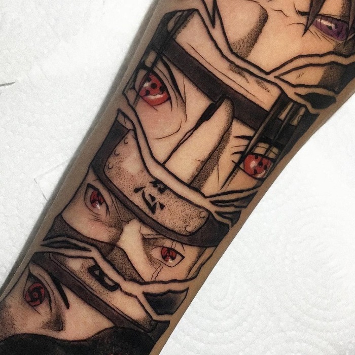 Tattoo Koji  I did realistic Sharingan eye of Naruto  Facebook