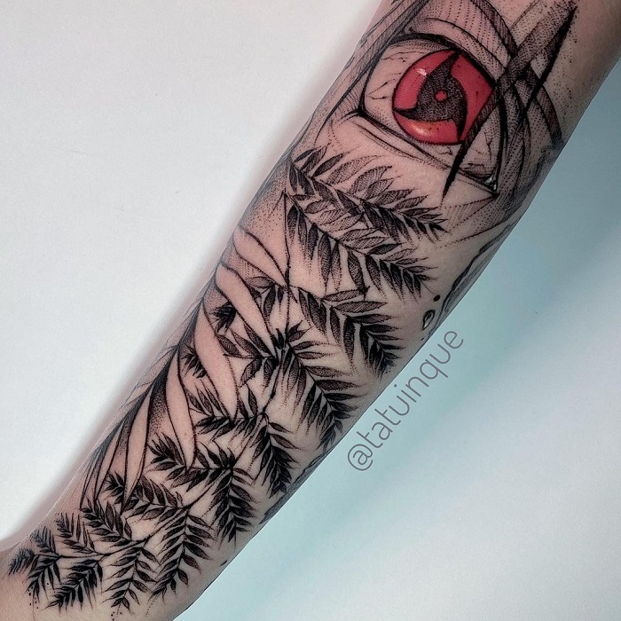 129 Stunning Sharingan Tattoos That Will Bring Back Your Childhood