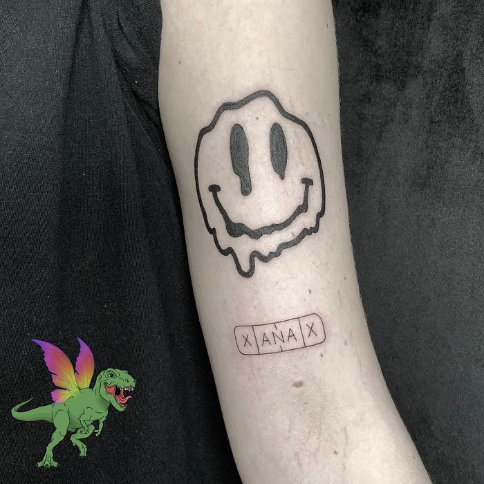 27+ Melting Smiley Face Tattoo - RhodaDionne