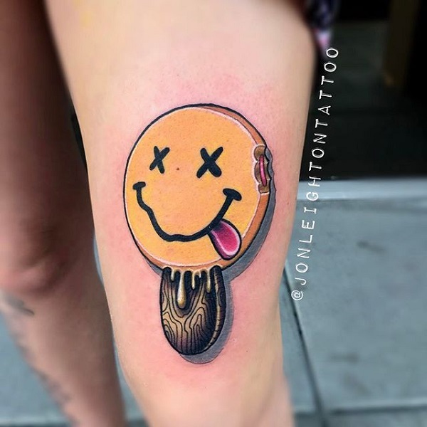 Cool smiley face tattoos
