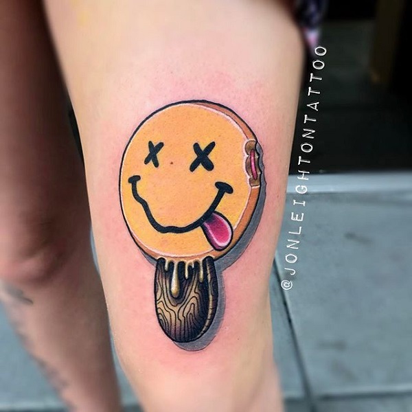 Smiley Face Tattoo Stickers for Sale  Redbubble