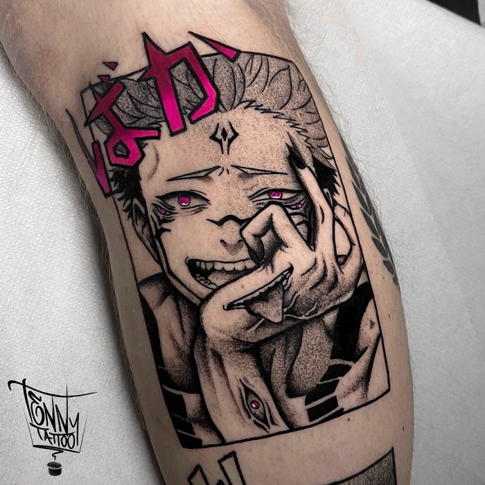 10 Jujutsu Kaisen Tattoos To Inspire Your Next Ink  CBR  Tattoos Classy  tattoos Anime tattoos