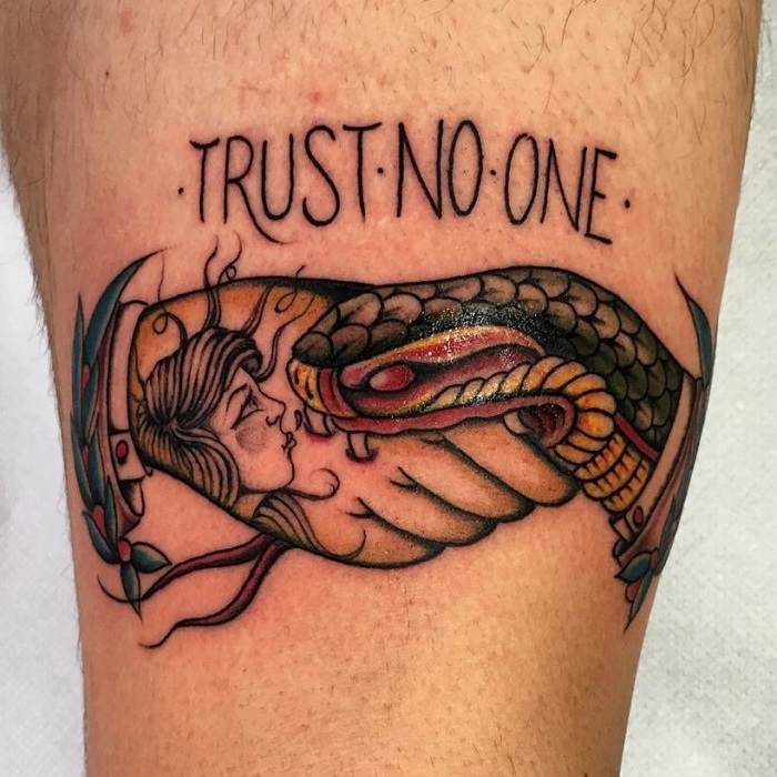 30 Best Trust No One Tattoo Ideas - Read This First