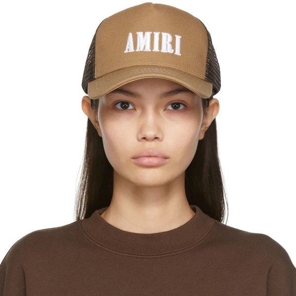 brown amiri hat