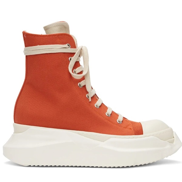Rick Owens DRKSHDW Orange Abstract Sneakers
