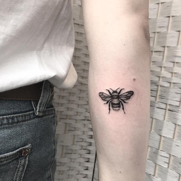 The cutest lil bee playing the cutest lil song  tattoo tattooapp   TikTok