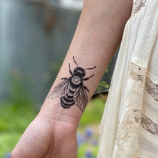 Bee Tattoo Meanings and Placement Ideas  Chronic Ink