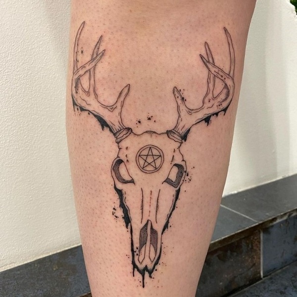 Best Deer Skull Tattoo Ideas 