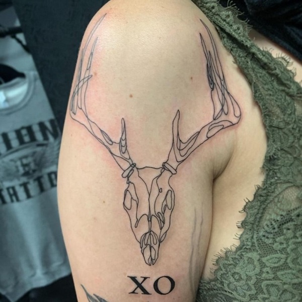 Best Deer Skull Tattoo Ideas 