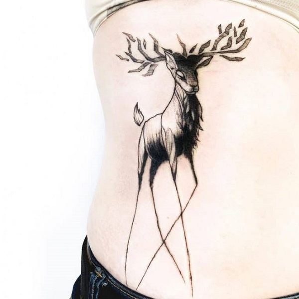 Best Deer Skull Tattoo Ideas 