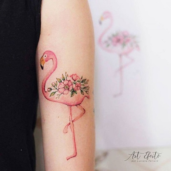 1sheet Flamingo Pattern Tattoo Sticker | SHEIN