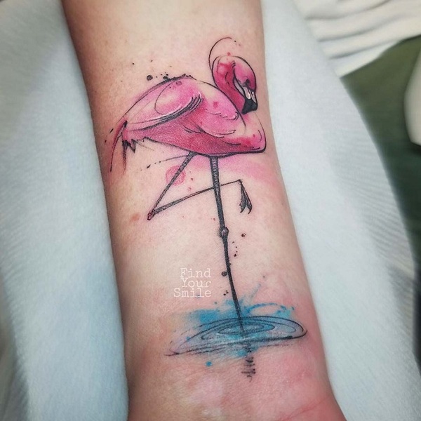 Best Flamingo Tattoo Ideas 
