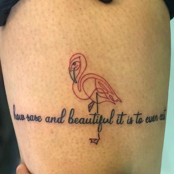 Best Flamingo Tattoo Ideas 
