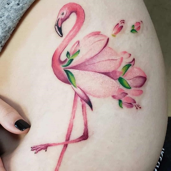 Best Flamingo Tattoo Ideas 
