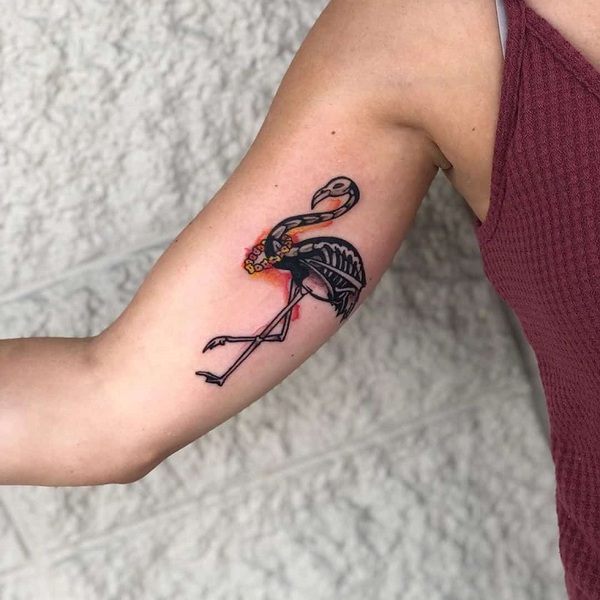 Best Flamingo Tattoo Ideas 
