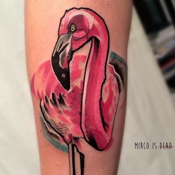 Flamingo Tattoo Images Browse 1983 Stock Photos  Vectors Free Download  with Trial  Shutterstock