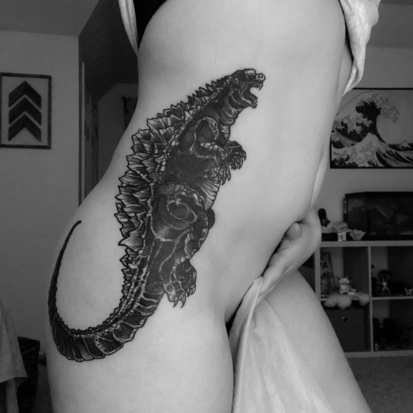 Best Godzilla Tattoo Ideas 