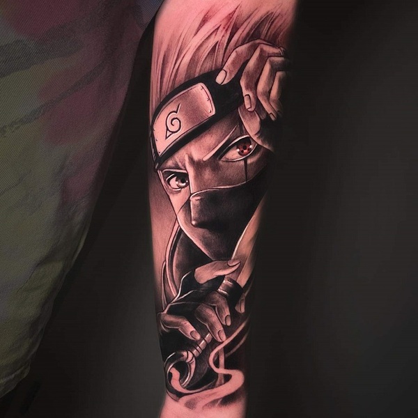 76 Kakashi Tattoos That Will Revitalize Your Love For Naruto