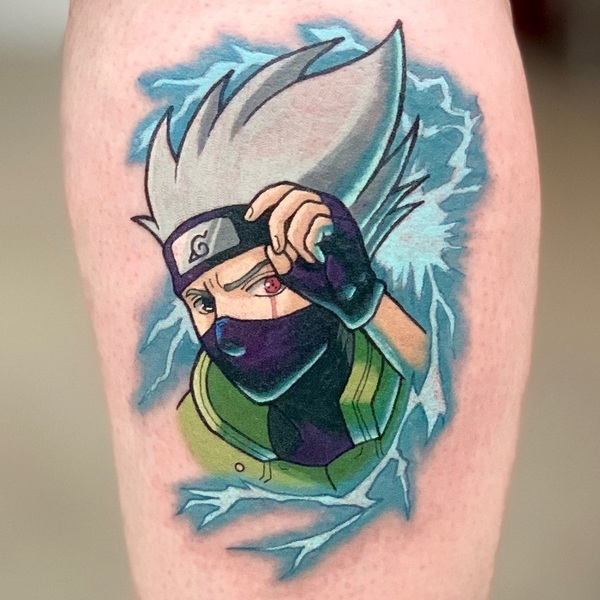 Kakashi Manga Panel Tattoo